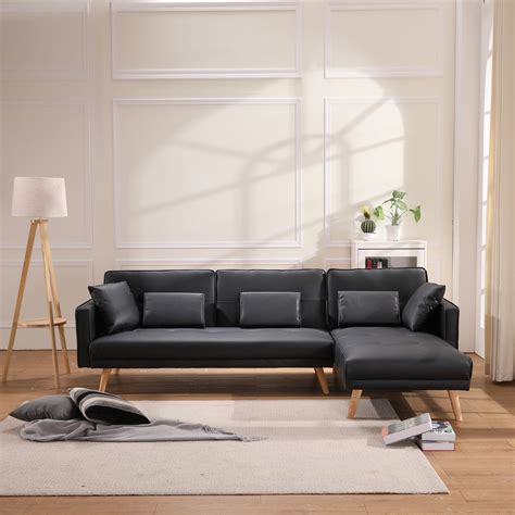 Modern Leather Sofa Bed